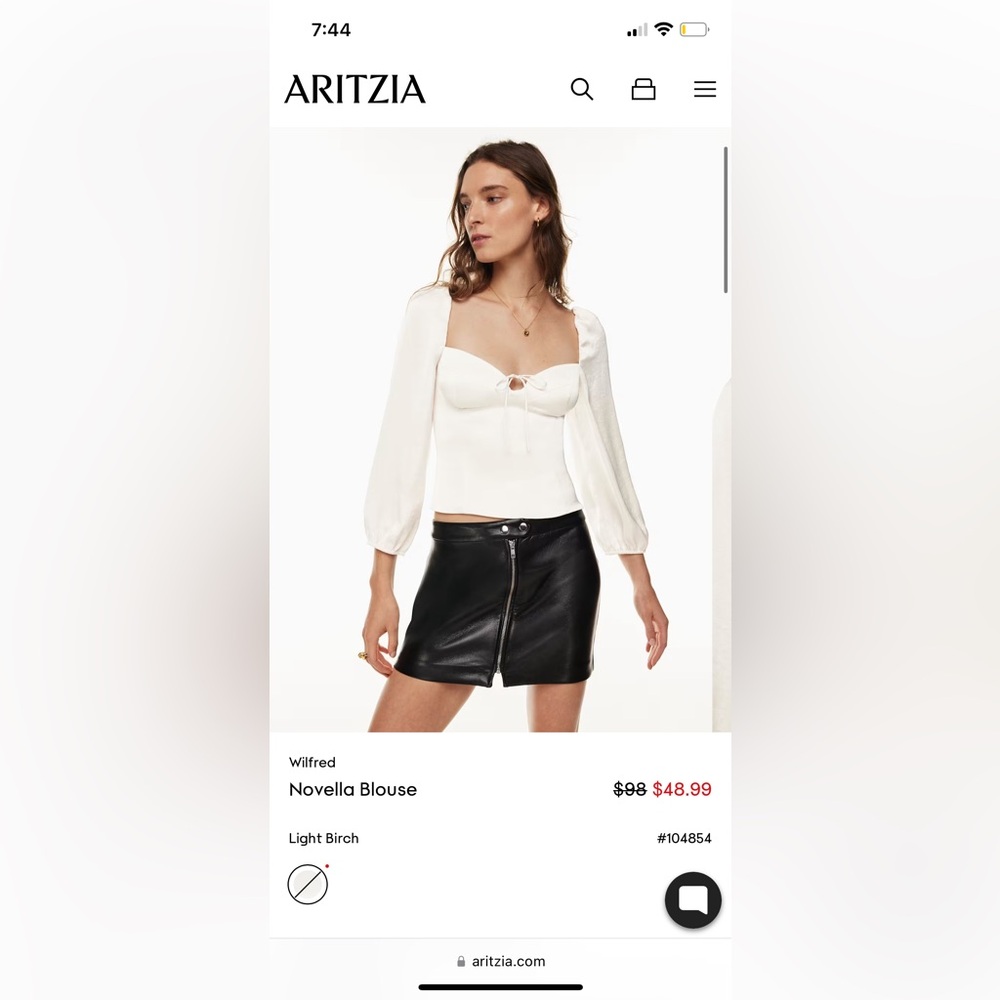 Wilfred Novella Blouse